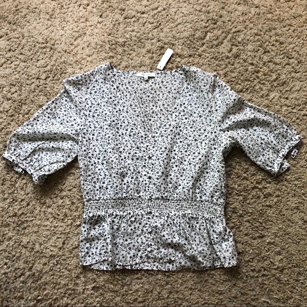 Madewell Floral Top